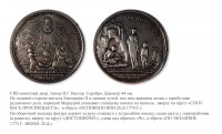 Медали, ордена, значки - Екатерина II. Медаль для студентов Горного училища «Достойному»