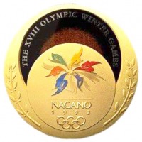 Медали, ордена, значки - Олимпийские наградные медали . XVIII Олимпийские зимние игры 1998 года в Нагано (Япония) 7 – 22 февраля