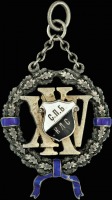 Медали, ордена, значки - Жетон в честь 25-летия Санкт-Петербургского кружка любителей спорта