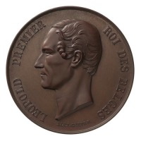 Медали, ордена, значки - Памятная медаль в честь 25-летия железных дорог Бельгии
