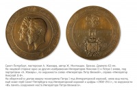 Медали, ордена, значки - Медаль «В память сооружения моста Петра Великого в Санкт-Петербурге»
