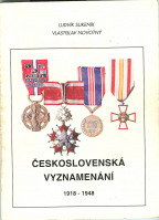 Медали, ордена, значки - Шукеник Л., Новотны В. - Чехословатские награды (1918-1948)