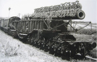 Военная техника - Железнодорожная гаубица  BL18,Великобритания
