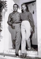 Актеры, актрисы - кино и театра - Актриса Лорен Бэколл и актер Хамфри Богарт, 1940-е годы