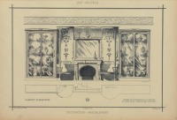 Предметы быта - Дизайн интерьера. Франция, 1800-1899. Кабинеты, модерн