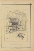 Предметы быта - Дизайн интерьера. Франция, 1800-1899. Библиотеки