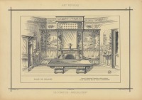 Предметы быта - Дизайн интерьера. Франция, 1800-1899. Бильярдные