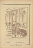 Предметы быта - Дизайн интерьера. Франция, 1800-1899. Вестибюли, прихожие