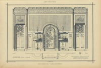 Предметы быта - Дизайн интерьера. Франция, 1800-1899. Столовые, гостиные