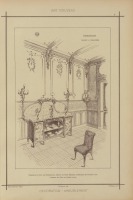 Предметы быта - Дизайн интерьера. Франция, 1800-1899. Столовые