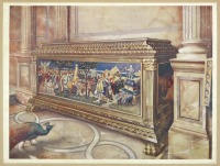 Предметы быта - История мебели. Сундук кассоне. Флоренция, 1550