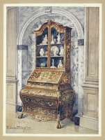 Предметы быта - История мебели. Кабинеты, комоды. Англия, 1700-1799