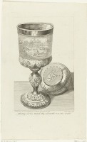 Драгоценности, ювелирные изделия - Золотой кубок с крышкой Корнелиса де Витта