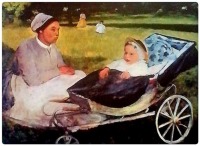 Картины - Портрет Анри Вальпинсона в младенчестве (Ребёнок с гувернанткой)