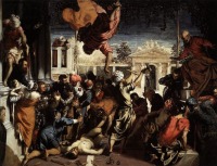 Картины - Якопо Тинторетто «Чудо святого Марка». 1548 г. Галерея Академии, Венеция.