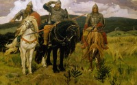 Картины - В.М. Васнецов «Богатыри» (1898)