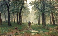Картины - «Дождь в дубовом лесу» 1891