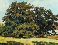 Картины - И.Шишкин. «Мордвиновские дубы» 1891