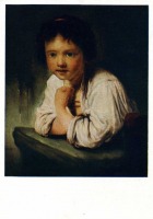 Картины - Д. Рейнольдс (1723 - 1792). Девочка у окна.
