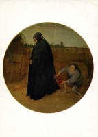Картины - Питер Брейгель Старший. Мизантроп. 1568.
