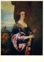 Картины - Антонис Ван Дейк.1599 - 1641. Портрет Джейн Гудвин.