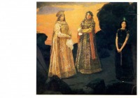 Картины - В. М. Васнецов. ( 1848 - 1926 ). Три царевны подземного царства.