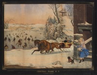 Картины - Зимние забавы в Центральном Парке