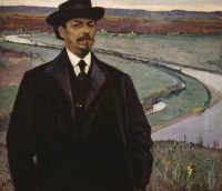 Картины - М.В. Нестеров Автопортрет. 1915г.