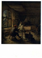 Картины - Адриан ван Остаде (1610 - 1685). Живописец в мастерской. 1663 г.