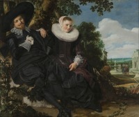 Картины - Рейксмузеум в Амстердаме. Портрет супружеской пары. Ок. 1622