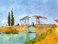 Картины - Винсент Ван Гог. Мост Ланглуа в Арле, 1888