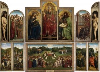 Картины - Гентский Алтарь. Внутренняя часть, 1430-1432