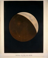 Картины - Частичное затмение Луны, 1874