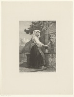 Картины - Итальянская девушка с кувшином у источника