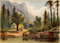 Картины - Отель Хатчингс на берегу горного озера в Йосимити-Валлей