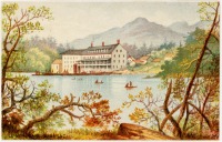 Картины - Отель на берегу озёра Нижний Саранак в Адирондаке