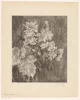 Картины - Букет хризантем