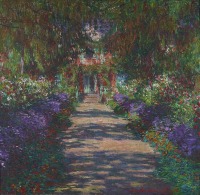 Картины - Живерни. Дорожка в саду. 1901-1902
