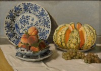 Картины - Клод Моне. Натюрморт с дыней, персиками и виноградом