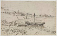 Картины - Винсент Ван Гог. Река Рона в Арле
