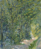 Картины - Винсент Ван Гог. Путь через лес