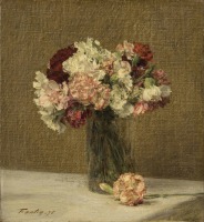 Картины - Натюрморт с розами в вазе