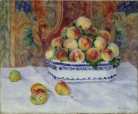Картины - Натюрморт с персиками