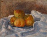 Картины - Натюрморт с яблоками и грушами
