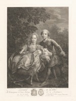 Картины - Портрет Карла Х и Клотильды Французской