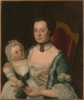 Картины - Уильям Джонстон. Портрет миссис Джейкоб Херд с ребёнком
