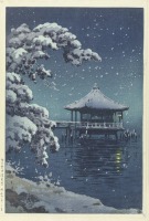 Картины - Чайный павильон Катаде под снегом