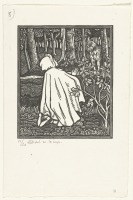 Картины - Красная Шапочка в лесу и Серый Волк