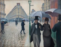 Картины - Парижская улица в дождливый день