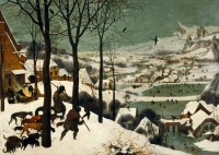 Картины - Охотники в снегах